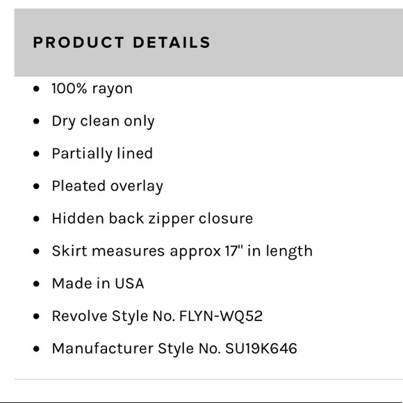 Flynn skye revolve pink Samantha skirt NWT large - Picture 4 of 6